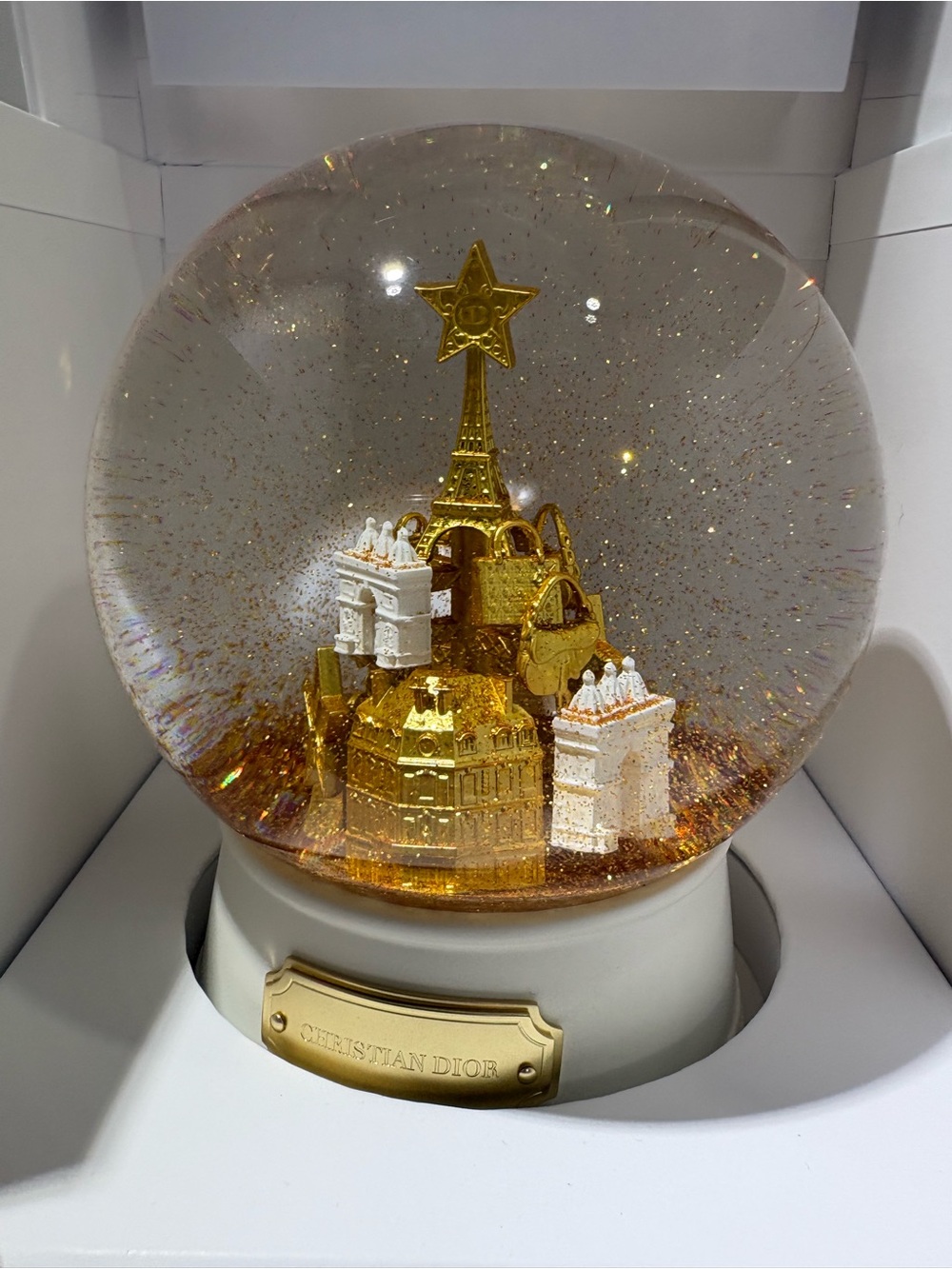 Dior Christmas limited light snow globe